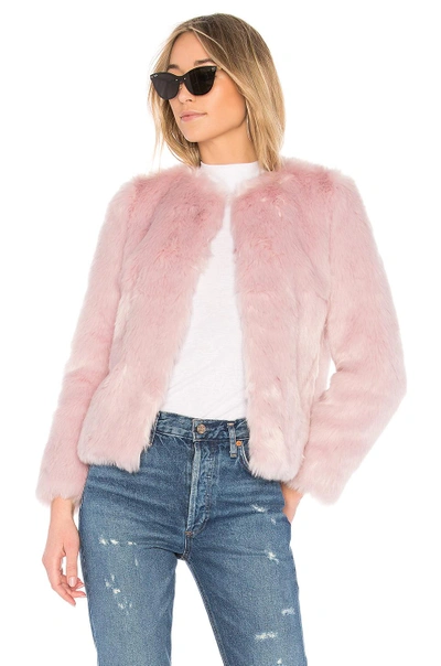 Eaves Jayce Coat In Pink