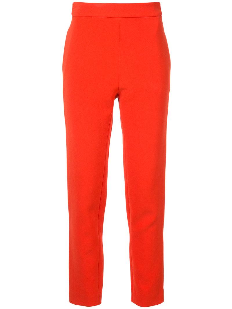 tailored cigarette trousers