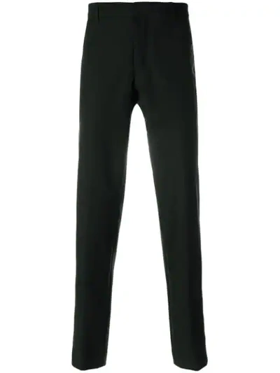 Ann Demeulemeester Straight Trousers In Black