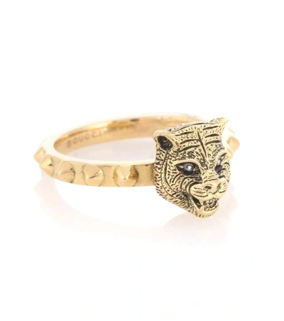 Gucci Le Marché Des Merveilles 18kt Gold Ring With Diamonds