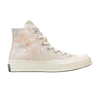 Pre-owned Converse Chuck 70 High 'exploding Star' In White