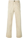 Gucci Cropped Chino Trousers In Neutrals