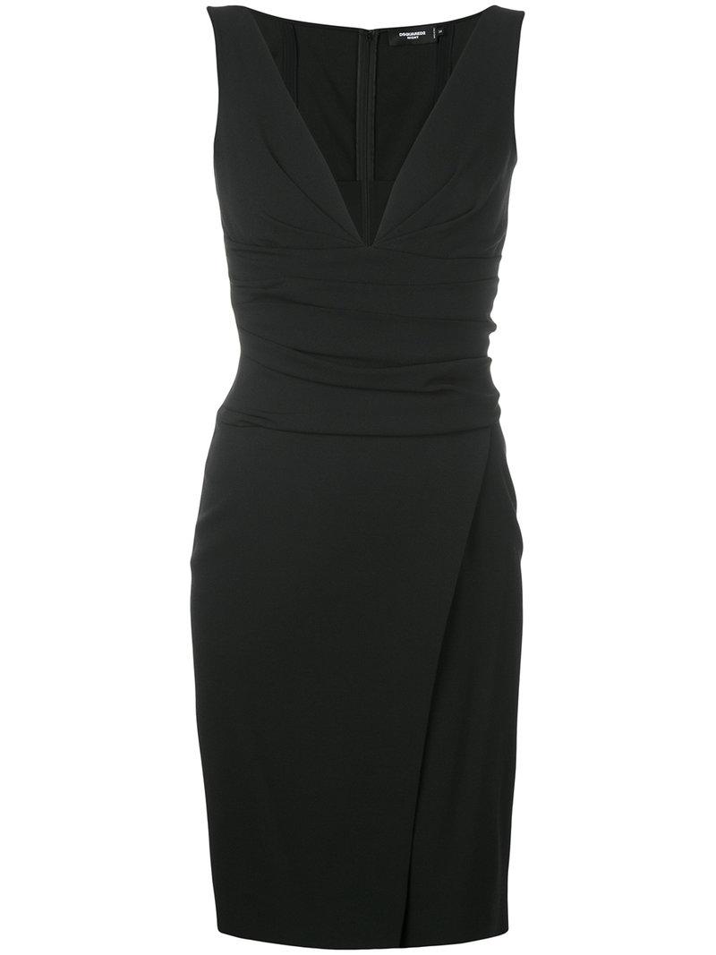 wrap dress fitted