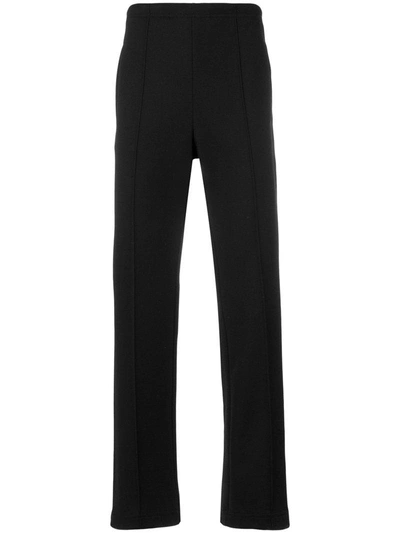 Maison Margiela Straight Casual Trousers In Black