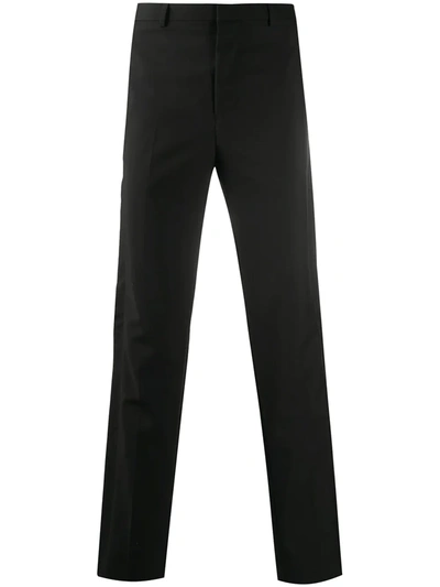 Givenchy Side Pleat Tailored Trousers In Black