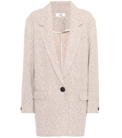 Isabel Marant Étoile Floyd Wool-blend Blazer In Beige