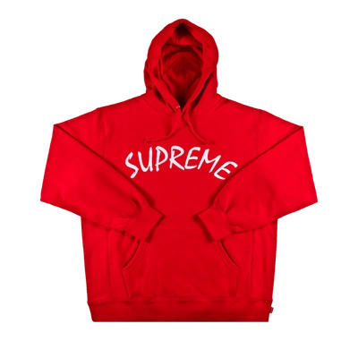 Pre-owned Supreme Ftp Arc Hooded Sweatshirt 'red'