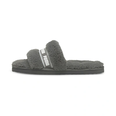 Puma Women's Fluff Sandals In Grey