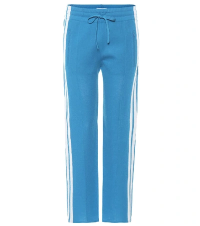 Isabel Marant Étoile Isabel Marant Etoile Doriann Sporty Knit Track Pants In Blue,stripes