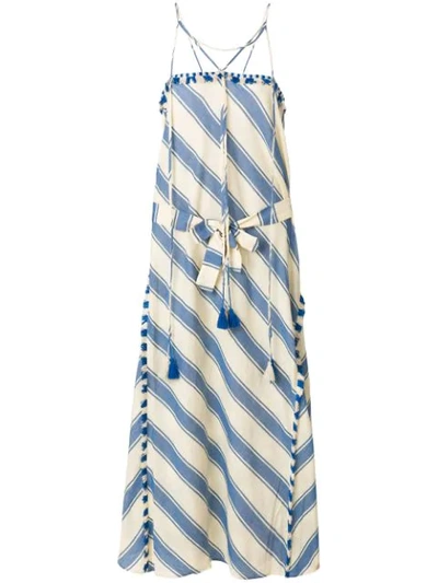 dodo bar or blue dress Striped Maxi In Neutrals related:sevila-mini-dress-lace-burgundy