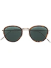 Giorgio Armani Round Metal Sunglasses - Brown