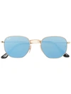 Ray Ban Hexagonal Sunglasses In 0019o