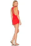 Luli Fama Cosita Buena T Back Mini Dress In Red