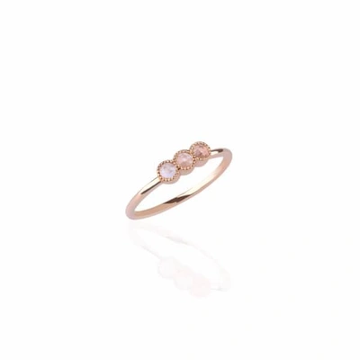 Sharon Mills London Bijou Rose Quartz Ring