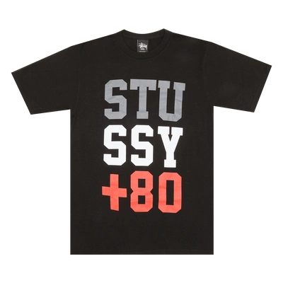 Pre-owned Stussy +80 Tee 'black'