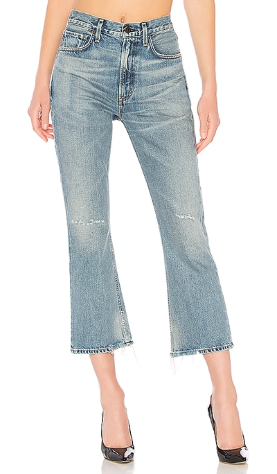 Citizens Of Humanity Estella Ripped Kick Jeans In Blue