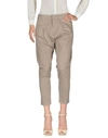 Entre Amis Casual Pants In Light Grey