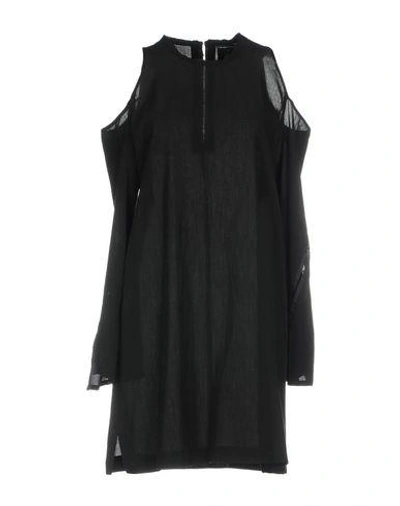 Lost & Found Short Dress In Black