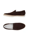 Tod's Sneakers In Dark Brown