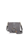 See By Chloé See By Chloe Hana Mini Suede & Leather Crossbody In Somber Gray/gold
