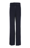 Victoria Beckham Wide Trousers In Navy