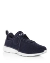 Apl Athletic Propulsion Labs Women's Phantom Techloom Knit Lace Up Sneakers In Navy/white