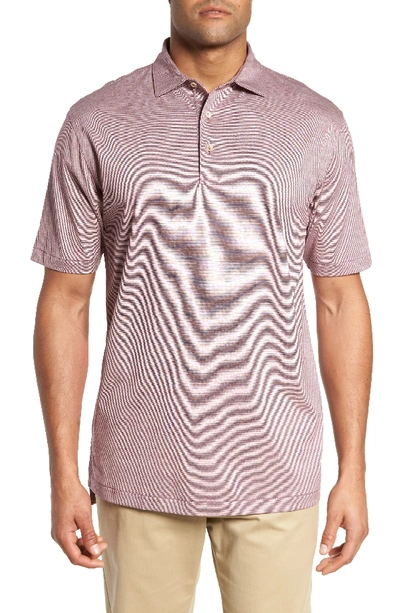 Peter Millar Briarwood Nanoluxe Soft-knit Polo Shirt In Pulpo