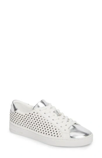 Michael Michael Kors Irving Lace Up Sneakers In Optic White