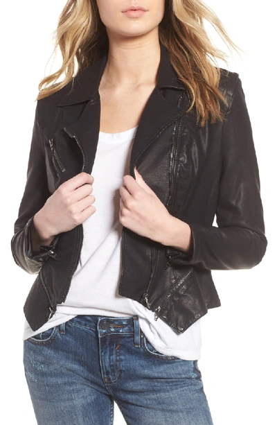 Blanknyc Faux Leather Moto Jacket In Black