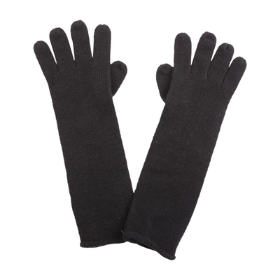 Not Shy Cashmere Gloves In Black