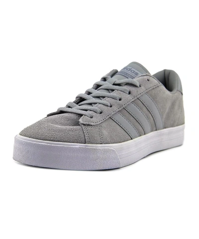 Adidas Originals Neo Cloudfoam Super Daily Round Toe Suede Gray Sneakers In Grey | ModeSens