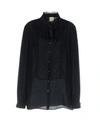 Pinko Lace Shirts & Blouses In Dark Blue