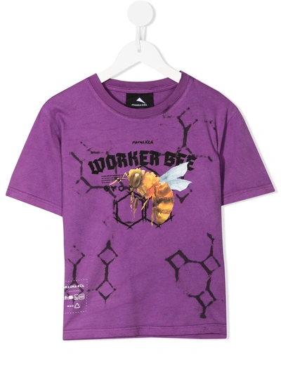Mauna Kea Graphic-print Cotton T-shirt In Violett