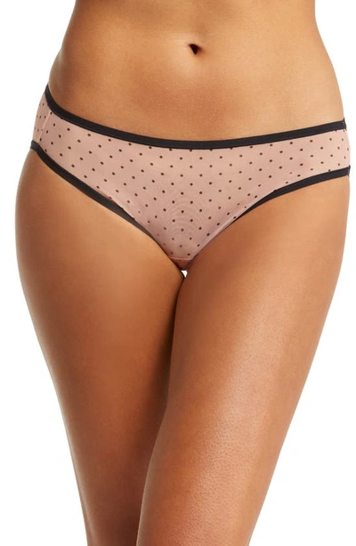 Skarlett Blue Spellbound Mesh Bikini In Rose/ Dot