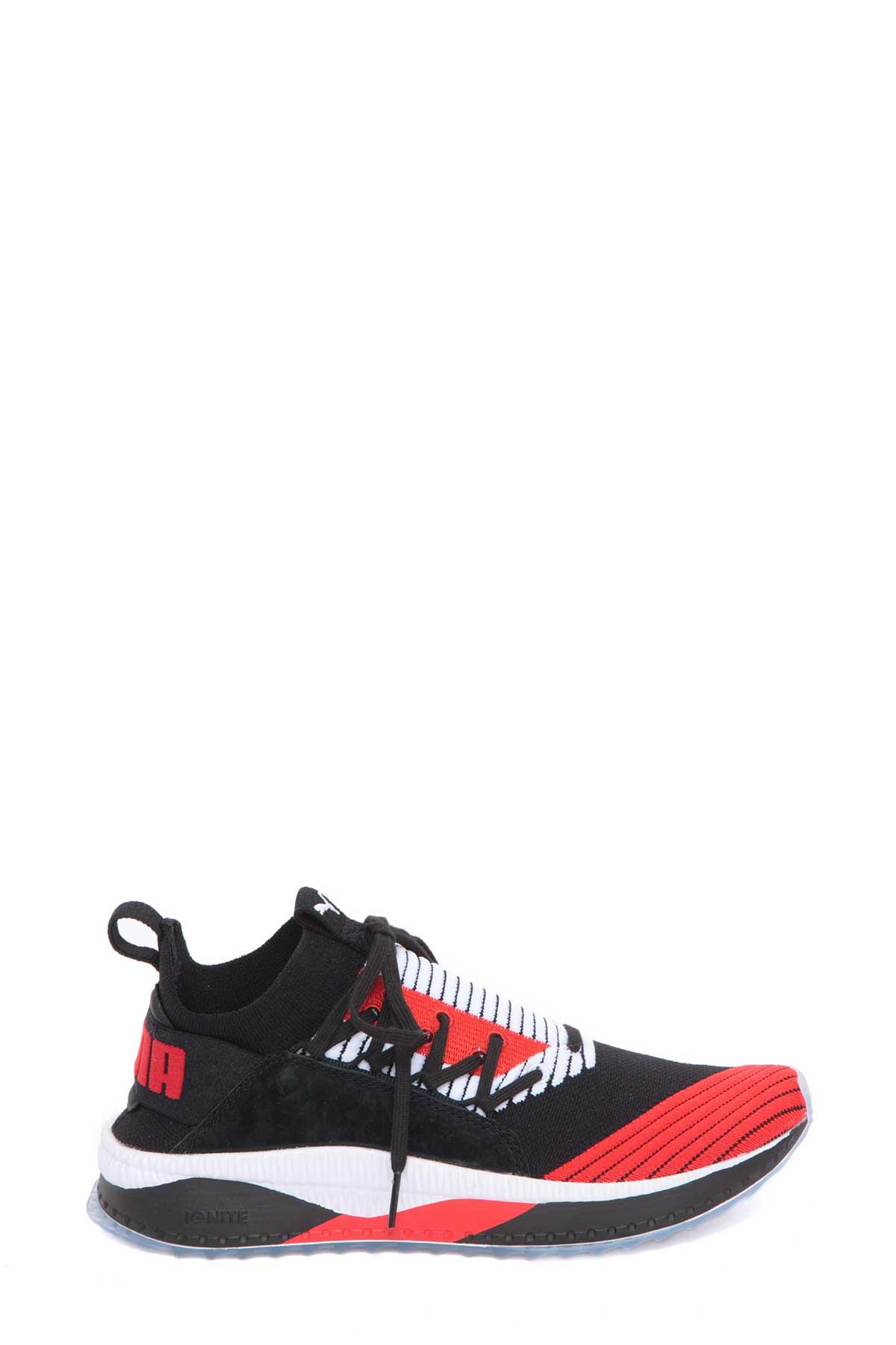 Puma Tsugi Jun Sneaker In Nero-rosso | ModeSens