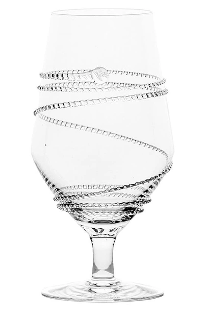 Juliska Chloe Goblet Glass In Clear