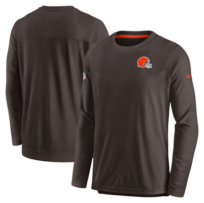 Nike Men's Dri-fit Lockup (nfl Cleveland Browns) Long-sleeve Top