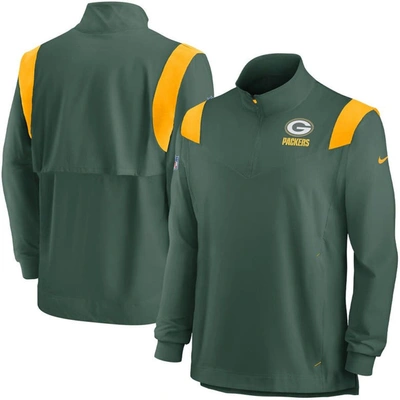 Nike Men's Repel Coach (nfl Green Bay Packers) 1/4-zip Jacket