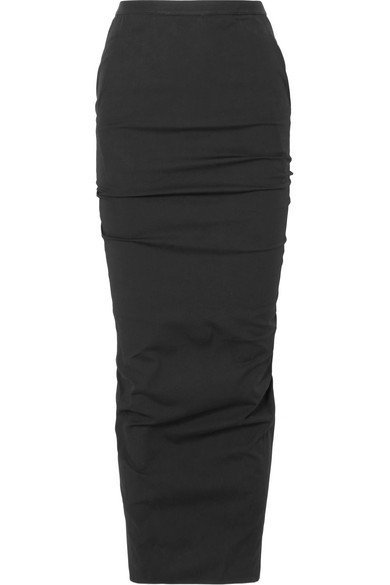 rick owens maxi skirt