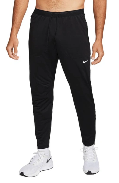 Nike Men's Phenom Dri-fit Knit Running Pants In Black