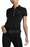 Polo Ralph Lauren Slim Fit Stretch Polo In Polo Black/ White Pp