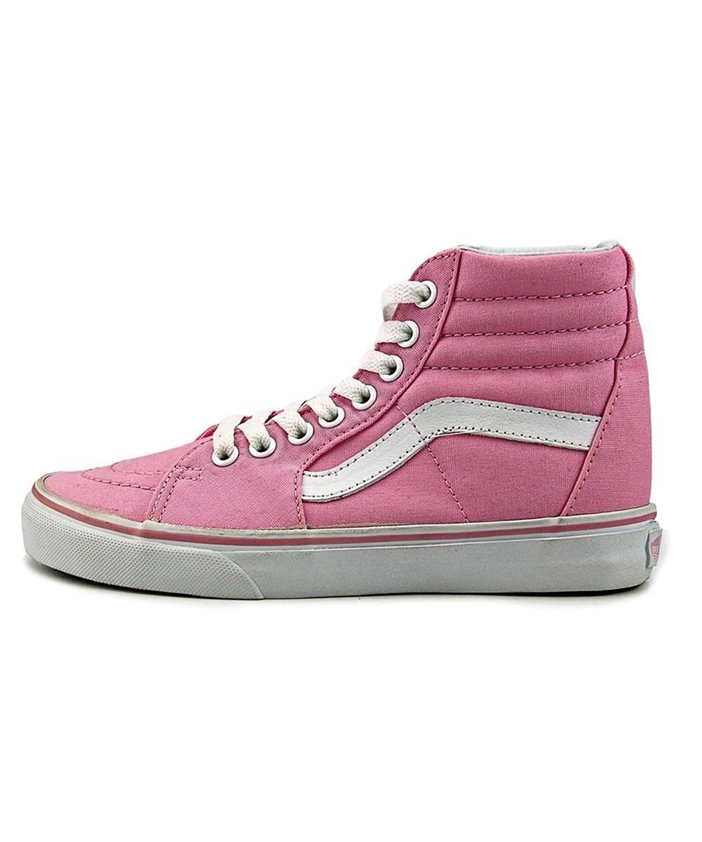 pink lace up vans