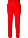 Etro Tapered Trousers In Red