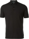 Zanone Classic Polo Shirt In Black