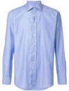 Etro Button Front Shirt In Blue
