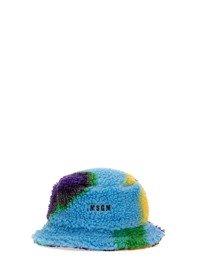 Msgm Bucket Hat In Multicolor
