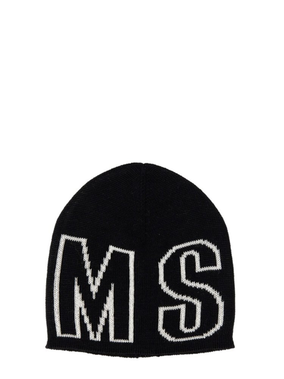 Msgm Mens Black Other Materials Hat