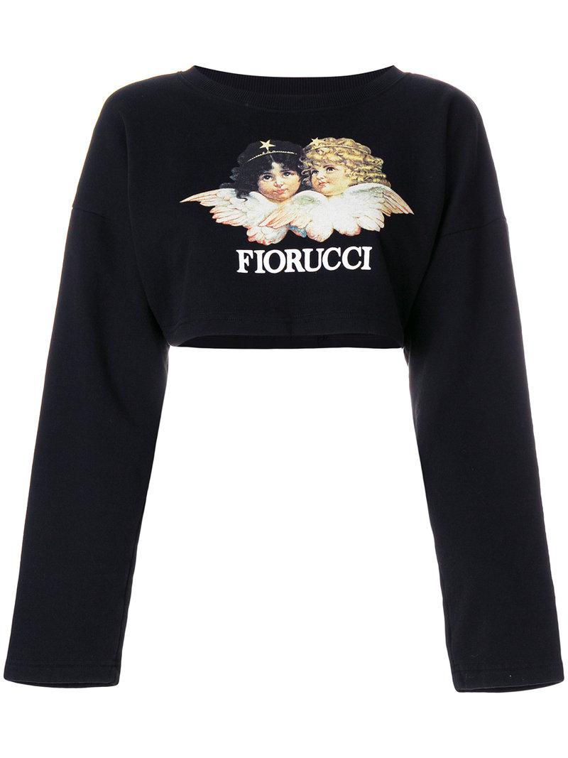 fiorucci cropped sweatshirt