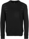 Neil Barrett Black Cotton Sweatshirt