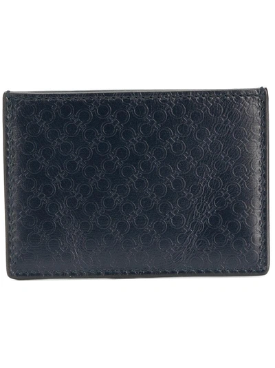 Ferragamo Embossed Card Holder